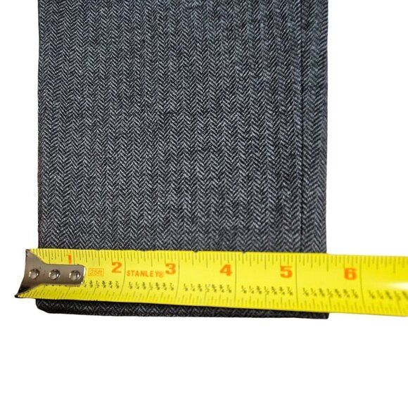 Talbots Dalton Skinny Ankle Pants Herringbone Womens 8x29 Gray Rayon‎ Blend - Picture 13 of 13